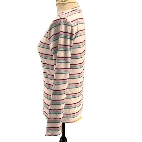 Hurley Thermal Tropical Striped Pajama Set Large - Picture 5 of 10